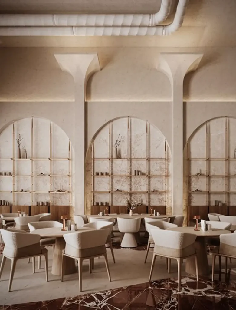 industrial-style restaurant