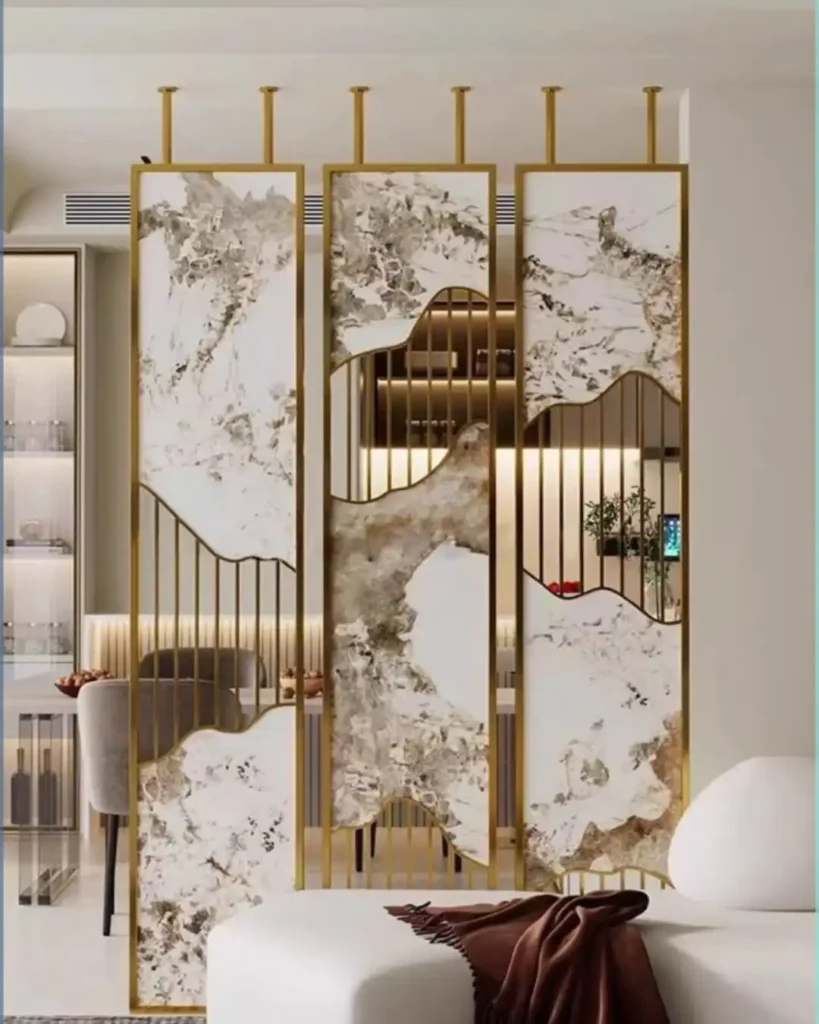 Glass room partition