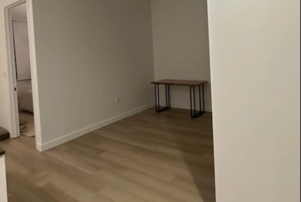 before glass partition