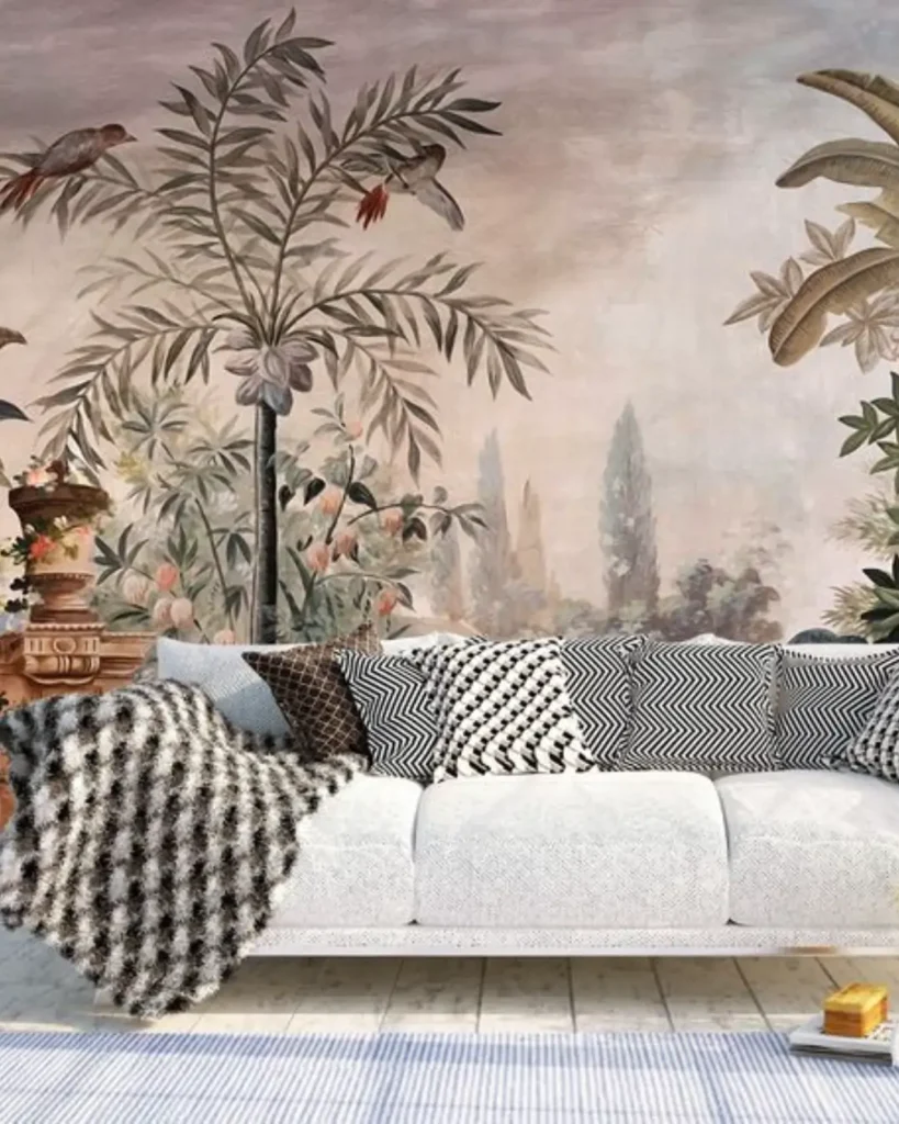 Custom printed wallpaper in Downtown Dubai